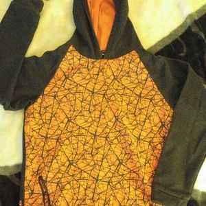 Pullover sweater with hoodie